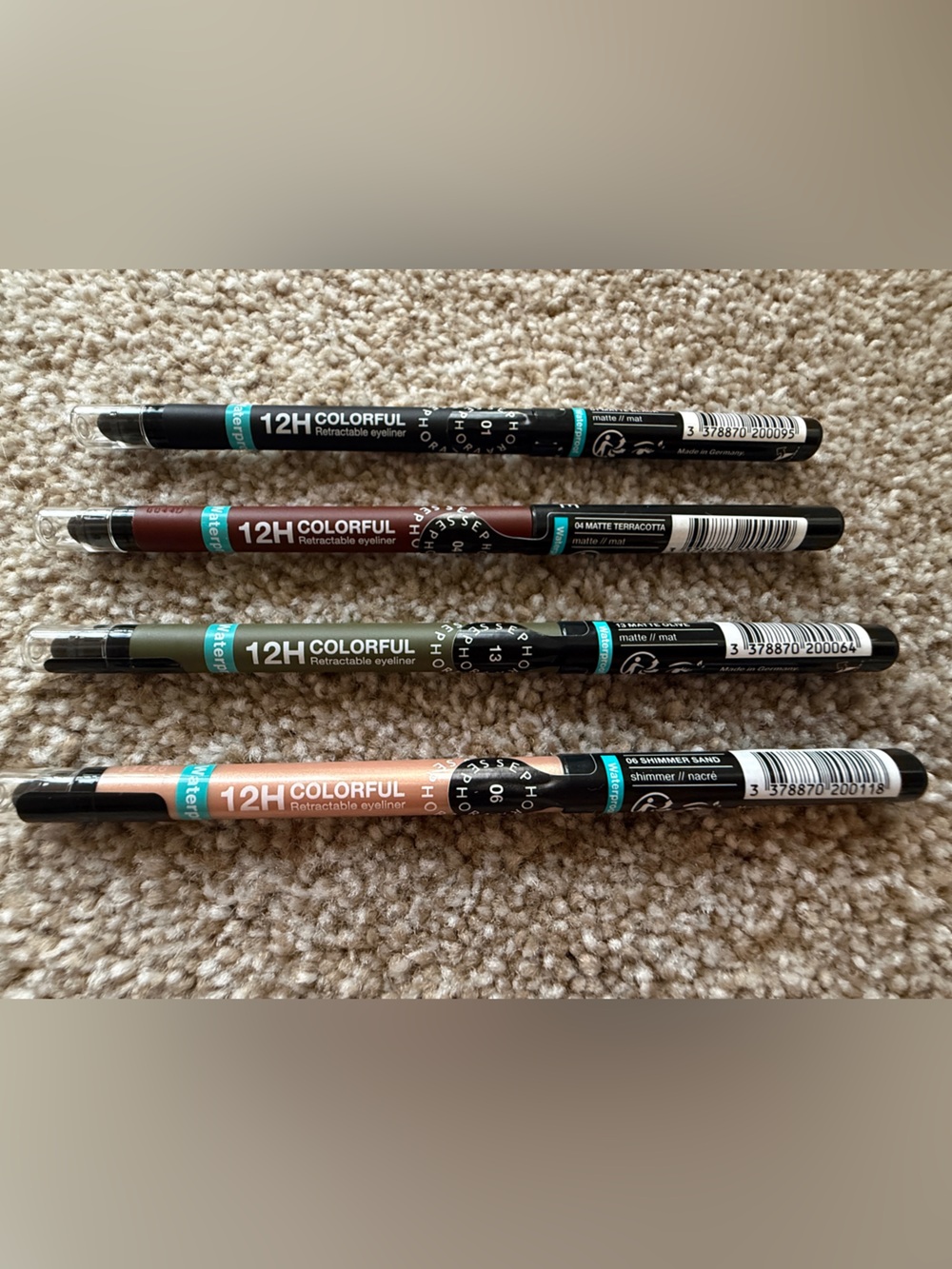 Sephora Collection 12H Set of retractable eyeliners waterproof